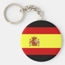 Spain Flag Key Chain