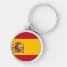 Spain Flag Keychain