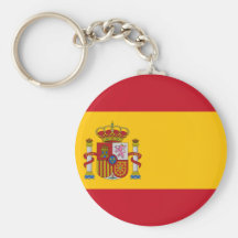 Spain flag keychains