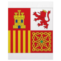Spain Flag letterhead