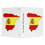 Spain Flag Map full size binders