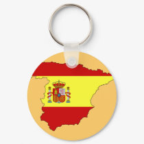 Spain flag map keychains by FlagStore Spain flag map keychains