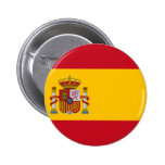 Spain flag pinback button
