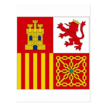 Spain Flag Post Card