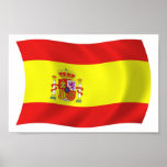 Spain Flag Poster Print