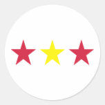 Spain Flag Round Sticker