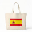 Spain Flag Tote Bag
