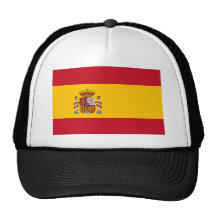 Spain flag trucker hats