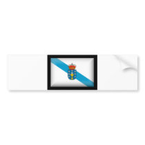 Spain Galicia Flag bumper stickers