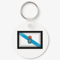 Spain Galicia Flag keychains