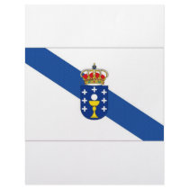 Spain Galicia Flag letterhead