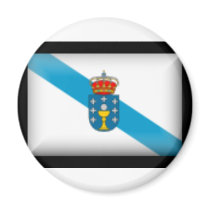 Spain Galicia Flag magnets