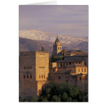 Spain, Granada, Andalucia The Alhambra, 2 Greeting Cards