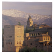 Spain, Granada, Andalucia The Alhambra, 2 Tiles