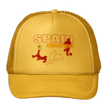 Spain Graphic World Champions Star Artwork Gear Mesh Hat