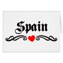 Spain Greeting Card
