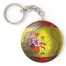 Spain Grunge ball Spanish flag panel gifts keychains
