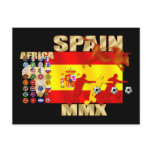 Spain Large España Flag Raging bull Toro Gifts Postcards