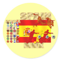 Spain Large España Flag Raging bull Toro Gifts stickers