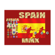 Spain Large flag Africa MMX soccer futbol gifts postcards by SoccerJersey Spain Large flag Africa MMX soccer futbol gifts postcards
