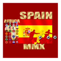 Spain Large flag Africa MMX soccer futbol gifts posters by SoccerJersey Spain Large flag Africa MMX soccer futbol gifts posters
