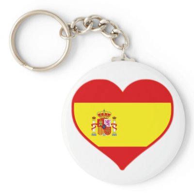 Spain Love keychains