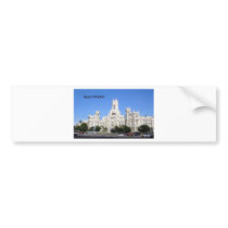 Spain, Madrid City Hall Plaza de Cibeles (St.K) Bumper Stickers