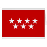 Spain Madrid Flag cards