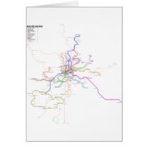 Spain-Madrid Metro Map Card