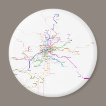 Spain-Madrid Metro Map magnets