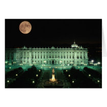 Spain, Madrid, Royal Palace and Plaza de Cards