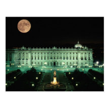Spain, Madrid, Royal Palace and Plaza de Post Card