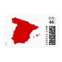 Spain Map Stamps