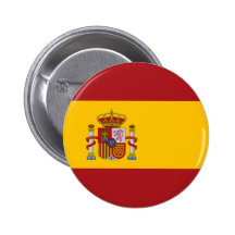 Spain National Flag Button