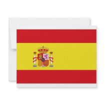 Spain National Flag simplified invitations