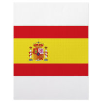 Spain National Flag simplified letterhead