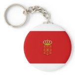 Spain Navarre Flag Keychain