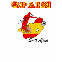 Spain see you in South Africa soccer gear t-shirts