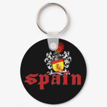 Spain Shield Keychain by Method77 Spain Shield Keychain