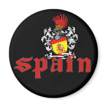 Spain Shield Magnet by Method77 Spain Shield Magnet