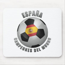 SPAIN SOCCER CHAMPIONS MOUSEPAD