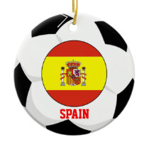 Spain Soccer Fan Ornament 2010 World Cup Champ