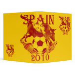 Spain Soccer futbol binder file 2010 gifts