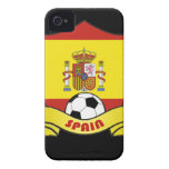 Spain Soccer iPhone 4/4S Case-Mate Barely There