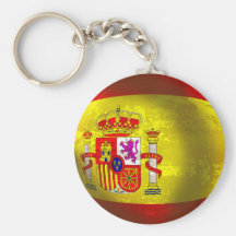 Spain Soccer Spain Grunge ball art gifts Keychain