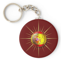 Spain Soccer Starburst gifts keychains