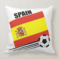 Spain - Soccer Team Throw Pillow