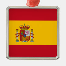 Spain – Spanish Flag Christmas Ornament