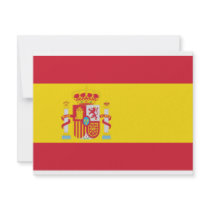 Spain / Spanish Flag invitations