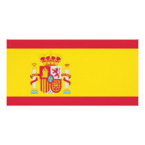 Spain / Spanish Flag Photo Card Template